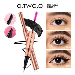 Mascara OTWOO 2 en 1 Eyeliner maquillage Volume allongement des cils liquide imperméable pour s cosmétiques 231027