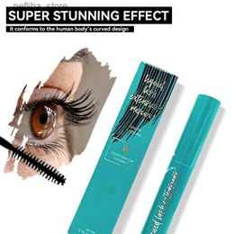 Mascara gedijen mascarablack mascara waterdichte vloeistof natuurlijke dikke krul snel droog vezelbasis lash professional vrouwelijke make -up l410