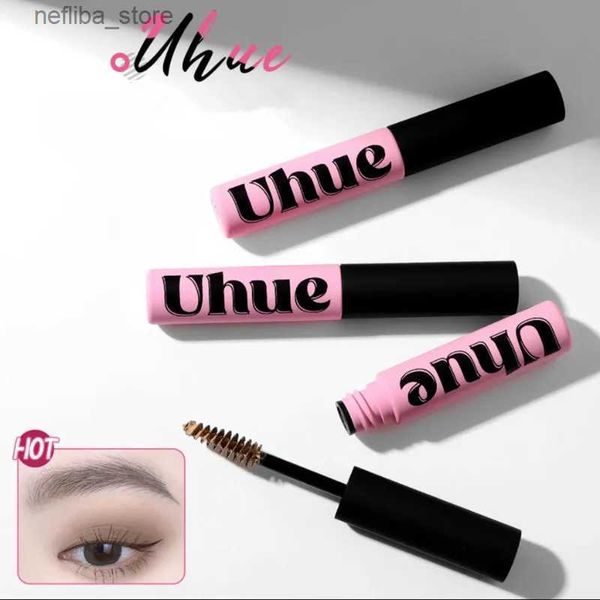 Mascara Uhue Ceja Mascara Mascara gel de larga data duradera para las cejas esponjosas de las cejas salvajes de estilo L410