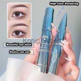 Mascara Waterproof Fashional Black Eye Make-Up Schoonheid Wimper Cosmetica Curling Dikke Mascara Wimpers Zijde Vezels Volume Vrouwen Mascara x0807