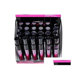 Mascara waterdichte make -up volumizer doubleend dikke verlenging zwart met spiraal borstel druppel