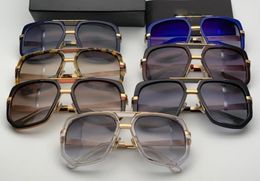 Mascotte 662 Lunettes de soleil populaires classiques rétro vintage brillant Gol Summer Unisexe Uv400 Eyewear Venir avec Box 662 Sunglasses6893966