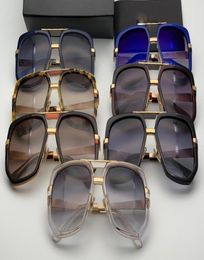 Mascotte 662 Lunettes de soleil populaires classiques rétro vintage brillant Gol Summer Unisexe Uv400 Eyewear Venir avec Box 662 Sunglasses3280905