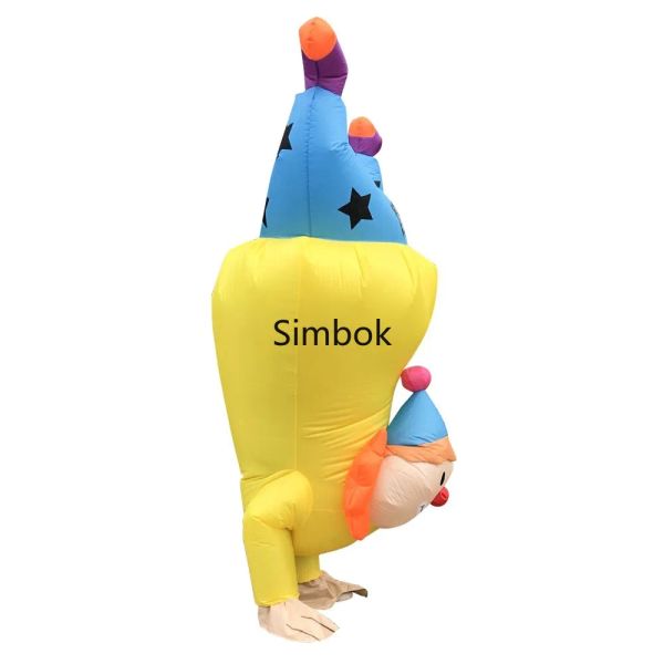 Costume gonflable du clown mascot