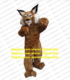 Mascot Costume Bully Leopard Cat Tiger Bobcat Lynx Catamount LUCHS LUCHS APULTOS DE CARTEO DE CAREATE DE APULTOS