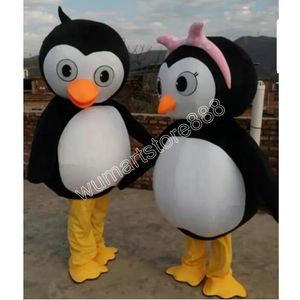 Costume de mascotte Costumes de mascotte de pingouin de dessin animé Halloween événement de noël Costumes de jeu de rôle robe de jeu de rôle Costume de fourrure