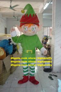 Costume de mascotte beau garçon jeune homme garçon Peter Pan petit homme volant manteau vert chaussures rouges nez jaune No.4422
