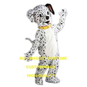 Costume de mascotte Nouveau dessin animé de taille adulte personnalisé Cutie Dalmatian Dog Chiot Thème Anime Costumes Carnaval 2974 Costumes de mascotte