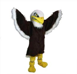 Costume de mascotte nouvelle haute qualité faucon aigle mascotte oiseau Costume robe adultes taille fête d'halloween