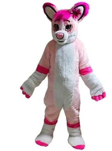 Disfraz de mascota nuevo disfraz de mascota de elefante rosa profesional de alta calidad disfraz de Navidad mascota de Halloween