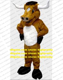 Mascotte kostuum Water Buffalo Kerbau Buffalo Bison Wild Ox Bull Cattle Calf Cartoon Sales Performance Play Games ZZ7719