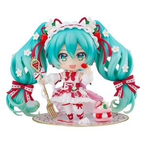 Mascot Costumes 10cm #1939 Hatsune Miku Anime Figure Virtual Idol Singer #1940 Miku Action Figure Pvc Collection Model Doll Christmas Toys Gifts