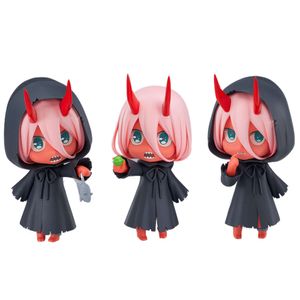 Costumes de mascotte 10 cm Darling in the Franxx Amine Figure Zero Two Action Figure Q Version Debout Enfance Zero Two Modèle Adulte Modèle Poupée Jouets