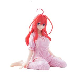 Costumes de mascotte 11-22 cm Figure d'anime les quintuplés par excellence Itsuki Pamas en soie rose assis modèle poupée jouet cadeau boîte de collecte matériel en PVC