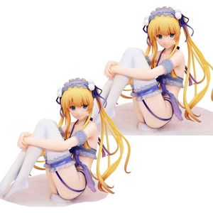 Disfraces de mascota 13 cm Figura de anime The Cultivating Way Eriri Spencer Sexy Pamas Sit Modelo Muñecas Juguete Regalo Recoger adornos en caja Material de PVC