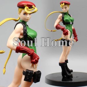 Costumes de mascotte 17 cm Anime Street Fighter Cammy Bishoujo Statue Fille Sexy Figurine PVC Figurines Collection Modèle Poupée Jouets Cadeau de Noël