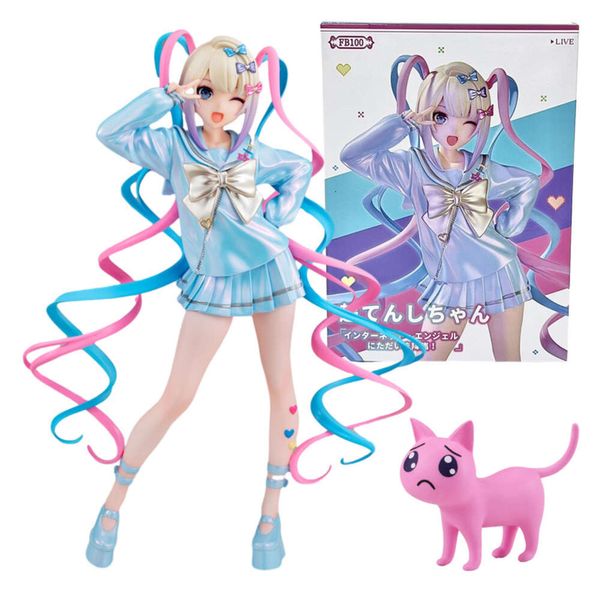 Costumes de mascotte 17 cm nécessiteux fille surdose Anime Figure Pop Up Parade Kangel figurines d'action téléchargeur virtuel PVC Collection modèle ornements jouets