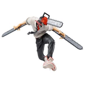 Costumes de mascotte 19 cm tronçonneuse homme Anime Figure Denji Pochita puissance Action Figure tronçonneuse homme Figurine adulte modèle à collectionner poupée jouet cadeau