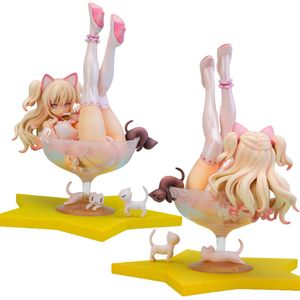 Disfraces de mascotas 19 cm Skytube Blade Anime Girl Figura Chiyuru Lencería Figura de acción sexy Chiyuru Chiru Lencería Estatuilla Aldult Modelo Muñeca Juguetes