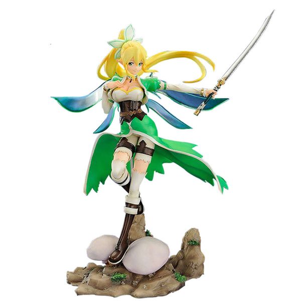 Costumes de mascotte 25 cm Anime Figure Sword Art Online Kirigaya Suguha Alo Uw Pose debout Genius Modèle Poupée Jouet Cadeau Collectionner Ornement en boîte PVC