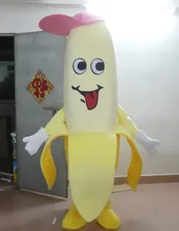 Mascot Costumes Banana Costume Holiday Vêtements spéciaux dessin animé Apparaître anniversaire d'Halloween