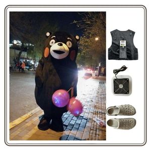 Mascottekostuums Zwarte beer volwassen kostuum Halloween Fancy Party Dress Cartoon mascottekostuums