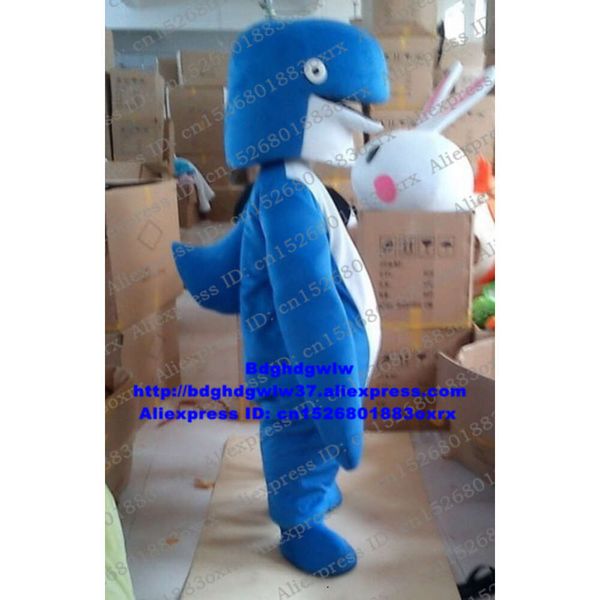 Costumes de mascotte Requin bleu baleine cétacé mascotte Costume adulte personnage de dessin animé tenue costume artiste programme routine presse briefing Zx2906