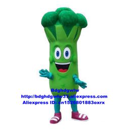 Mascottekostuums Broccoli Brocoli Brocolli Bloemkool Groente Mascottekostuum Stripfiguur Party Hard Down Halloween All Hallows Zx469