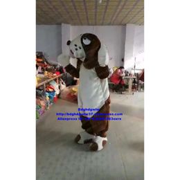 Costumes de mascotte Brown Basset Hound Dog Er Spaniel Beagle Costume de mascotte adulte personnage de dessin animé rue piétonne Symposium annuel Zx1477