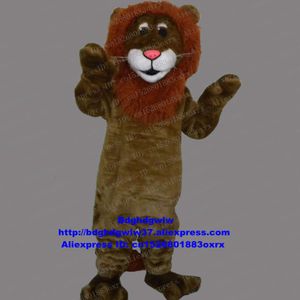 Costumes de mascotte Brown longue fourrure Lion animal sauvage mascotte Costume adulte personnage de dessin animé Marketplstar Marketplgenius ouverture d'une nouvelle entreprise Zx44