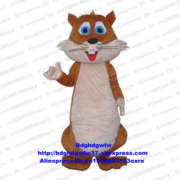 Costumes de mascotte Écureuil marron Chipmunk Chipmuck Chippy Eutamias Costume de mascotte Personnage de dessin animé Célébration annuelle Fête du Nouvel An Zx964