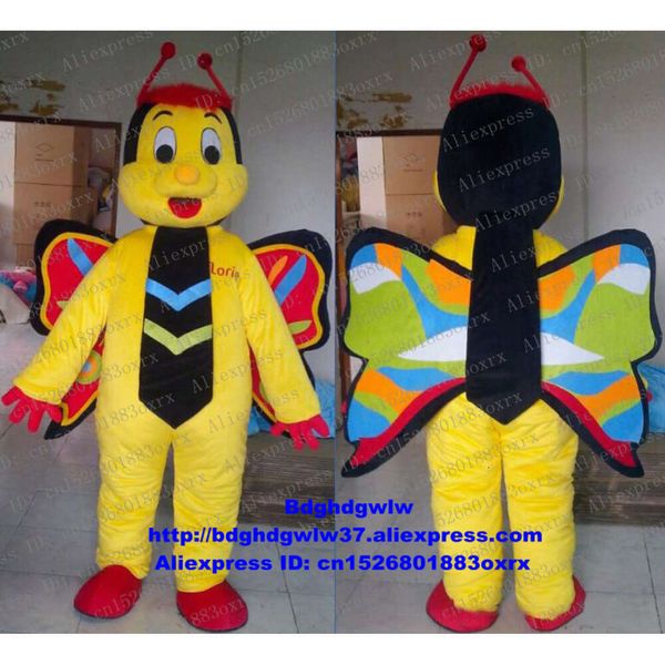 Costumes de mascotte Costume de mascotte papillon adulte personnage de dessin animé tenue costume salon de beauté publicité et publicité Zx1157