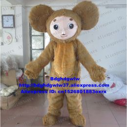Disfraces de mascotas Cheburashka Disfraz de mascota de mono de orejas grandes Traje de personaje de dibujos animados para adultos Exposición Exposición Reúnase ceremoniosamente Zx2391