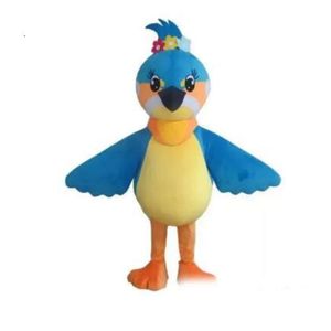 Mascottekostuums Kerstmis Halloween Lovly Blue Bird mascotte cartoon pluche kostuum mascotte kostuum