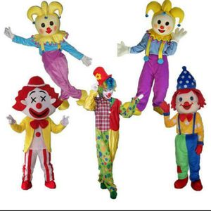 Costumes de mascotte Costume de mascotte de Clown Costume de fête jeu robe tenue publicité adultes Fursuit dessin animé carnaval Halloween noël pâques