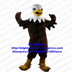 Costumes de mascotte Aigle brun foncé Hawk Tercel Tiercel Falcon Vautour Costume de mascotte Personnage de dessin animé Cérémonie de mariage Banquet d'adieu Zx1685