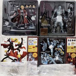 Costumes de mascotte Edward Elric Figure Revoltech Yamahi Fullmetal Alchemist Figurines Alphones Eliic 116 117 Anime Doll Brothers Modèle Jouets