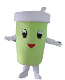 Mascotte kostuums fabriek hot the head a green cup mascot cosutme voor volwassenen om te dragen