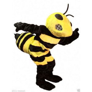 Costumes de mascotte Fierce Hornet Bee Cartoon Brime de Noël Fancy Dishy Halloween Mascot Costume