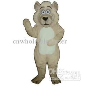 Mascottekostuums Schuim Schattige Baby Wolf Cartoon Pluche Kerstkostuum Halloween-mascottekostuum