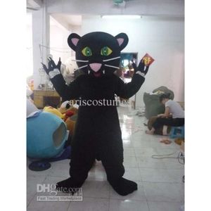 Costumes de mascotte mousse mignon drôle de chat noir dessin animé en peluche de Noël fantaisie Halloween Mascot Costume