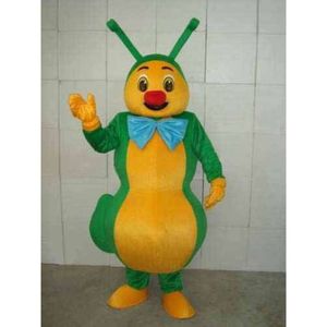 Costumes de mascotte mousse mignon bogue vert dessin animé en peluche de Noël fantaisie Halloween Mascot Costume