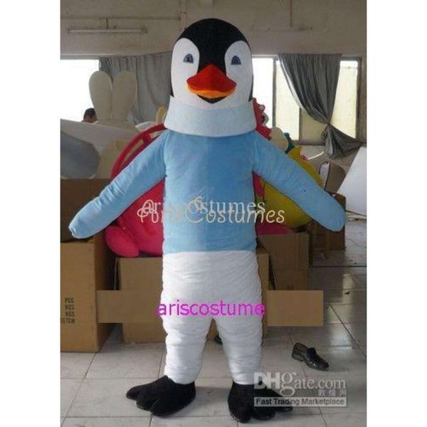 Costumes de mascotte en mousse, mignon pingouin aigle dessin animé en peluche, robe fantaisie de noël, Costume de mascotte d'halloween