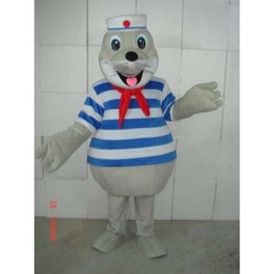 Mascottekostuums Foam Seal Sailor Doll Cartoon Pluche Kerstkostuum Halloween-mascottekostuum