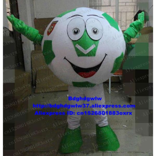 Costumes de mascotte Football Soccer Foot Ball Costume de mascotte Costume de personnage de dessin animé adulte Tenue Cérémonie de démarrage d'entreprise Session d'ouverture Zx1192