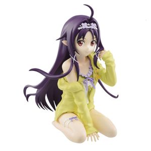 Costumes de mascotte Véritable 13 cm Anime Jeu Figure Konno Yuuki Japonais Anime Épée Art En Ligne Pamas Agenouillé Modèle Poupées Jouet Cadeau Collectionner Pvc