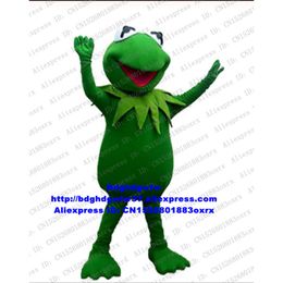 Costumes de mascotte Vert Kermit Grenouille Costume De Mascotte Adulte Personnage De Dessin Animé Costume Costume Classique Cadeaux Donner Des Dépliants CX4039 Livraison Gratuite