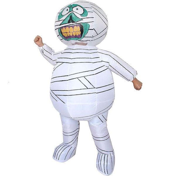 Costumes de mascotte Halloween Carnaval Nuit Thriller Discothèque Aldult Party Iatable Zombie Momie Mascarade Costume Tricky Doll Props