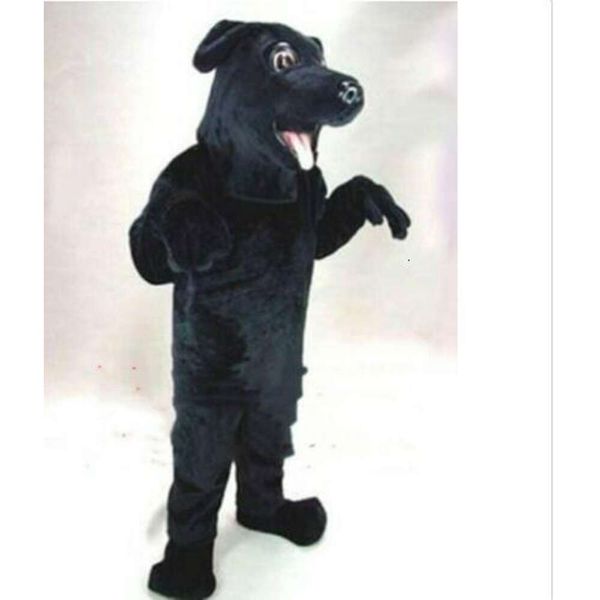 Disfraces de mascota Halloween Navidad Perro negro Mascotte Dibujos animados Felpa Disfraz Disfraz de mascota