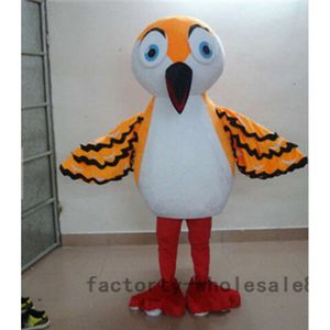 Disfraces de mascota Halloween Christmas Lindo Bird Mascotte Cartoon Fancy Disk Disfraz de mascota